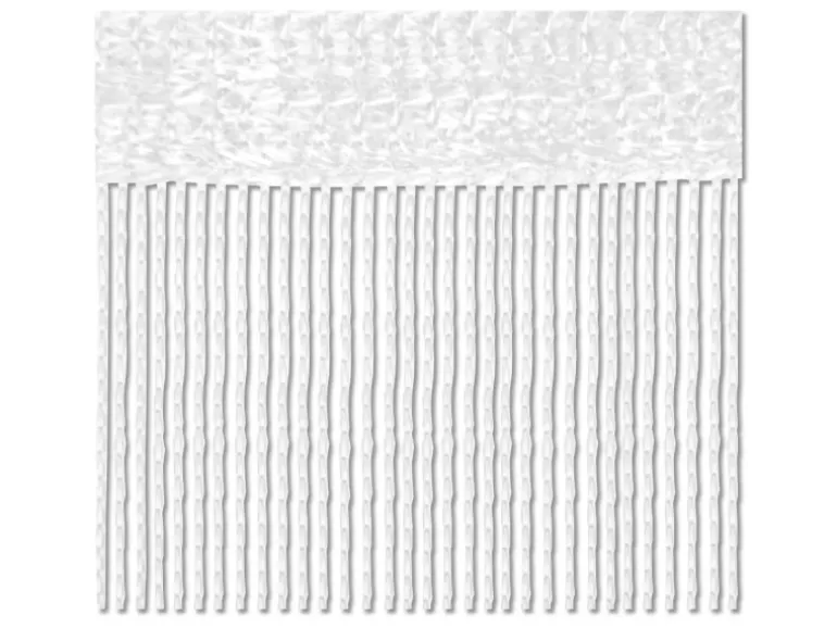 Bestlivings Fadenvorhang Fadengardine Gardine Vorhang 140 cm x 240 cm Weiß