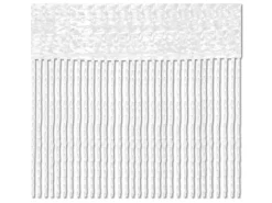 Bestlivings Fadenvorhang Fadengardine Vorhang Gardine Weiß 140 cm x 245 cm
