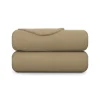 Bestlivings Fleecedecke Mit Kedernaht 130 x 170 cm Taupe