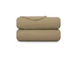 Bestlivings Fleecedecke Mit Kedernaht 130 x 170 cm Taupe