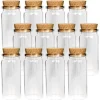 Bestlivings Fläschchen Glas mit Korken 50ml 12er Pack