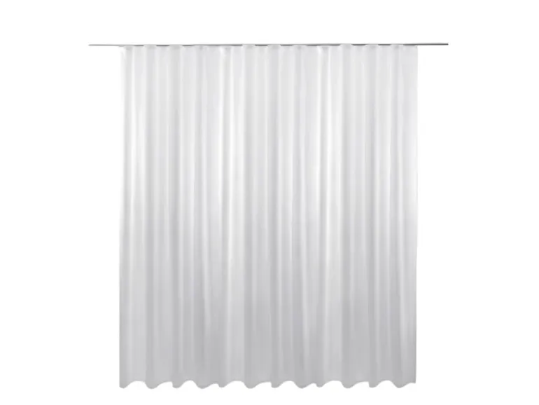Bestlivings Gardine Skylight Voile Bleiband 300 cm x 245 cm Weiß