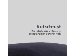 Bestlivings Haustierbett Fluffy Ø50cm Anthrazit Hundekissen Öko-Tex Hundebett Katzenbett