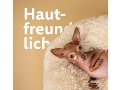 Bestlivings Haustierbett Fluffy Ø70cm Anthrazit Hundekissen Öko-Tex Hundebett Katzenbett