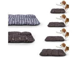 Bestlivings Hundekissen 40x60x15cm Braun Hundekorb Hundebett