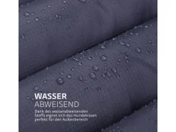 Bestlivings Hundematte 85x70cm Rot Outdoor Wasserabweisend Atmungsaktiv Hundebet