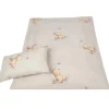 Bestlivings Kinder Bettwäsche 100 x 135 cm & 40 x 60 cm - Bärchen Beige