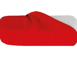 Bestlivings Kissenhülle Ellen Nackenrolle 12 x 30 cm Rot