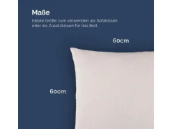Bestlivings Kissenhülle Joy 60 x 60 cm Beige