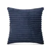 Bestlivings Kissenhülle Kordoptik 40 x 40 cm Mitternachtsblau