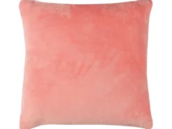 Bestlivings Kissenhülle Kuschel Kissenbezug mit Reißverschluss 45 x 45 cm Lachs