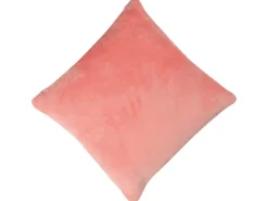Bestlivings Kissenhülle Kuschel Kissenbezug mit Reißverschluss 45 x 45 cm Lachs