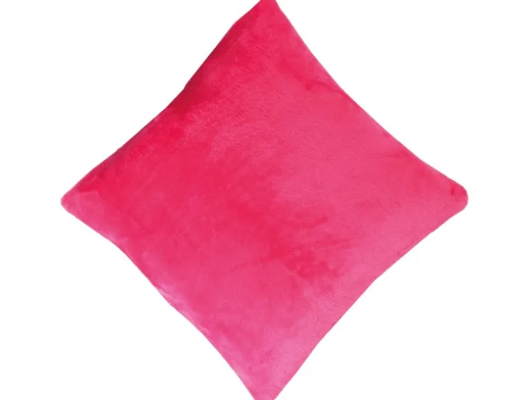 Bestlivings Kissenhülle Kuschel Kissenbezug mit Reißverschluss 60 x 60 cm Pink 2er Pack