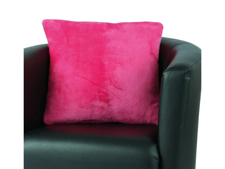 Bestlivings Kissenhülle Kuschel Kissenbezug mit Reißverschluss 60 x 60 cm Pink 2er Pack