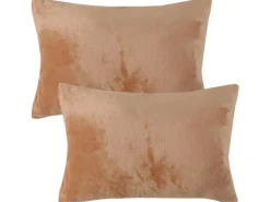Bestlivings Kissenhülle Kuschel Kissenbezug mit Reißverschluss 40 x 60 cm Nougat 2er Pack