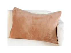 Bestlivings Kissenhülle Kuschel Kissenbezug mit Reißverschluss 40 x 60 cm Nougat 2er Pack