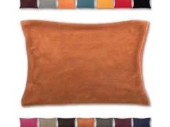 Bestlivings Kissenhülle Kuschel 40 x 60 cm Terracotta mit Füllung