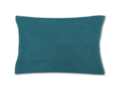 Bestlivings Kissenhülle Kuschel 30 x 50 cm Ozeanblau mit Füllung