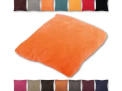 Bestlivings Kissenhülle Kuschel 60 x 60 cm Orange Ohne Füllung