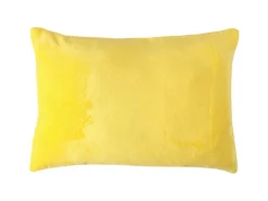 Bestlivings Kissenhülle Kuschel Kissenbezug mit Reißverschluss 40 x 60 cm Gelb
