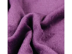 Bestlivings Kissenhülle Kuschel Kissenbezug mit Reißverschluss 40 x 60 cm Violett