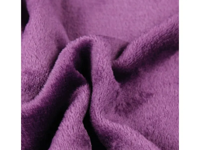Bestlivings Kissenhülle Kuschel Kissenbezug mit Reißverschluss 40 x 60 cm Violett