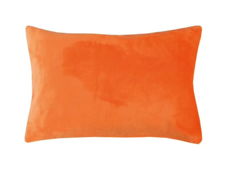 Bestlivings Kissenhülle Kuschel Kissenbezug mit Reißverschluss 40 x 60 cm Orange