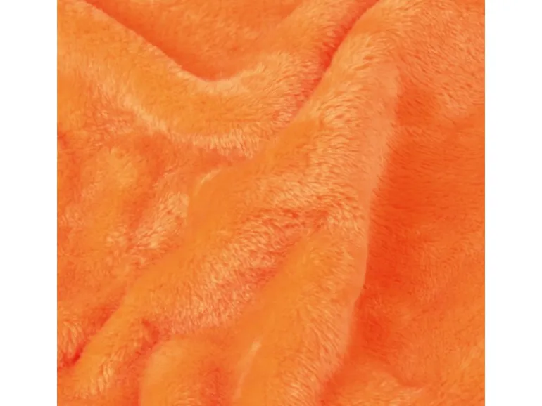 Bestlivings Kissenhülle Kuschel Kissenbezug mit Reißverschluss 40 x 60 cm Orange