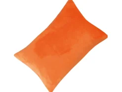 Bestlivings Kissenhülle Kuschel Kissenbezug mit Reißverschluss 40 x 60 cm Orange