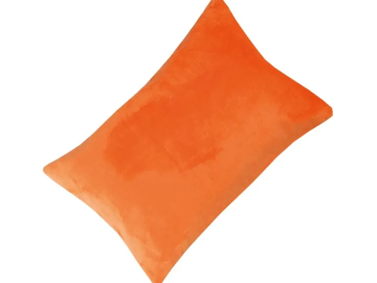 Bestlivings Kissenhülle Kuschel Kissenbezug mit Reißverschluss 40 x 60 cm Orange