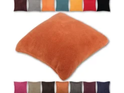 Bestlivings Kissenhülle Kuschel 30 x 30 cm Terracotta Ohne Füllung