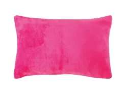 Bestlivings Kissenhülle Kuschel Kissenbezug mit Reißverschluss 40 x 60 cm Pink