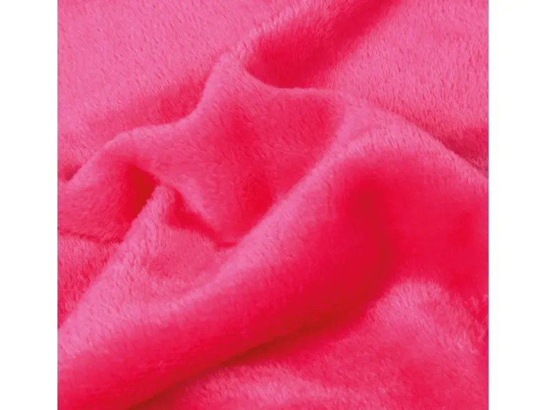 Bestlivings Kissenhülle Kuschel Kissenbezug mit Reißverschluss 40 x 60 cm Pink