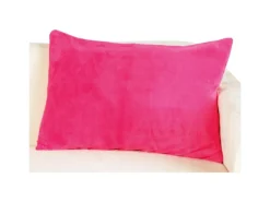 Bestlivings Kissenhülle Kuschel Kissenbezug mit Reißverschluss 40 x 60 cm Pink