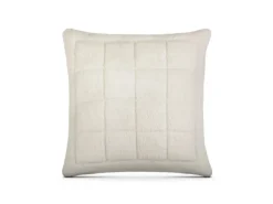 Bestlivings Kissenhülle Lammflor 80 x 80 cm Creme Inklusive Kissen