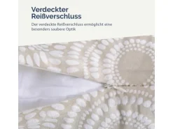 Bestlivings Kissenhülle Punkte 50 x 50 cm Beige