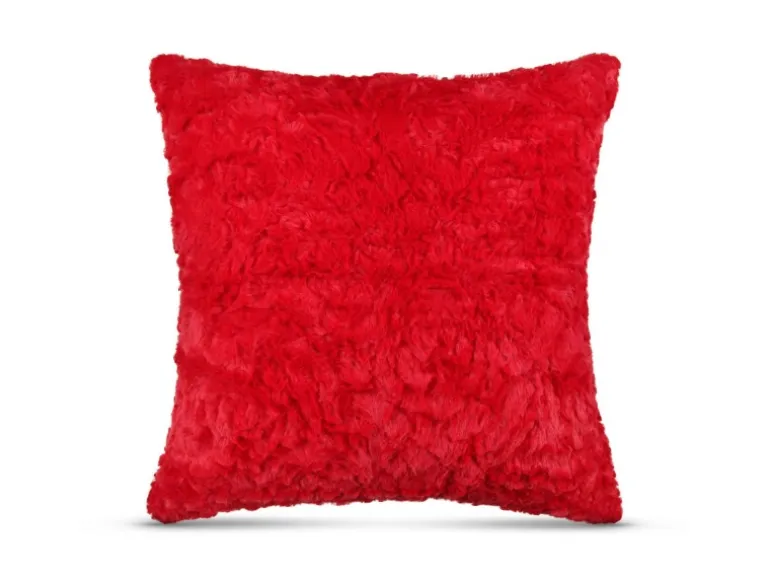 Bestlivings Kissenhülle Rose Kuschel 40 x 40 cm Rot