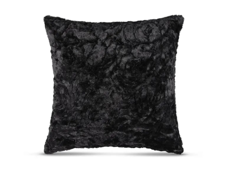 Bestlivings Kissenhülle Rose Kuschel 40 x 40 cm Schwarz