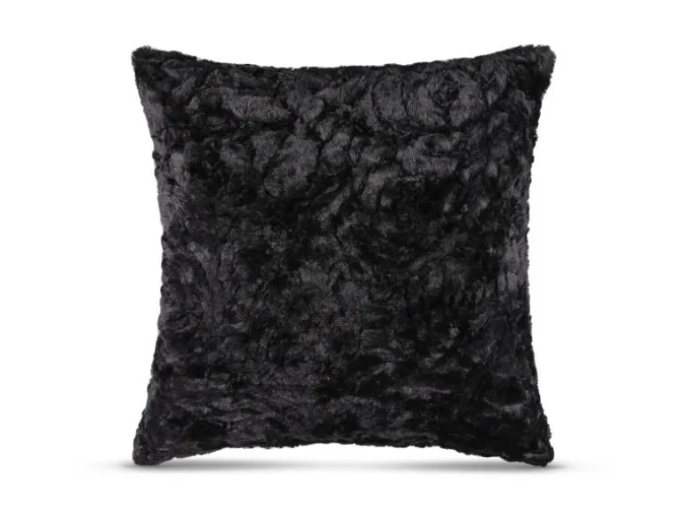 Bestlivings Kissenhülle Rose Kuschel 40 x 40 cm Schwarz