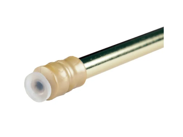 Bestlivings Klemmstange mit Schraubtechnik Glänzend Gold 80 bis 120 cm