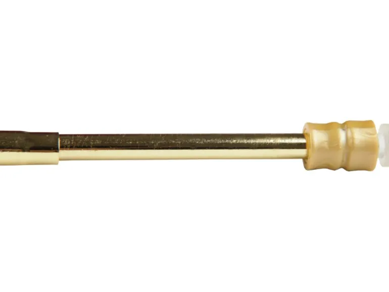 Bestlivings Klemmstange mit Schraubtechnik Glänzend Gold 80 bis 120 cm