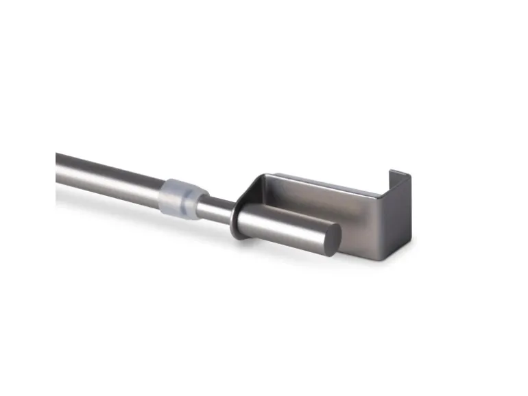 Bestlivings Klemmstange Spannvitrage Twist 40 bis 60 cm Silber