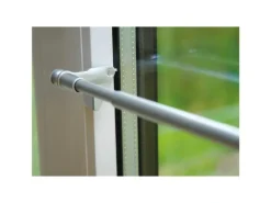 Bestlivings Klemmstangen Ausziehbar Matt Silber 60 bis 80 cm