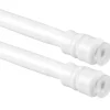 Bestlivings Klemmstangen mit Schraubtechnik Weiß 100 bis 140 cm 2er Pack