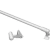 Bestlivings Klemmstangen Ausziehbar Weiß 40 bis 60 cm