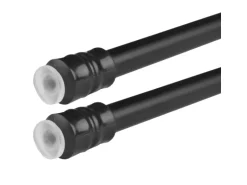 Bestlivings Klemmstangen mit Schraubtechnik Schwarz 40 bis 60 cm 2er Pack