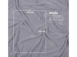 Bestlivings Kuscheldecke Cashmere Touch Glow In The Dark 150 x 200 cm Sterne