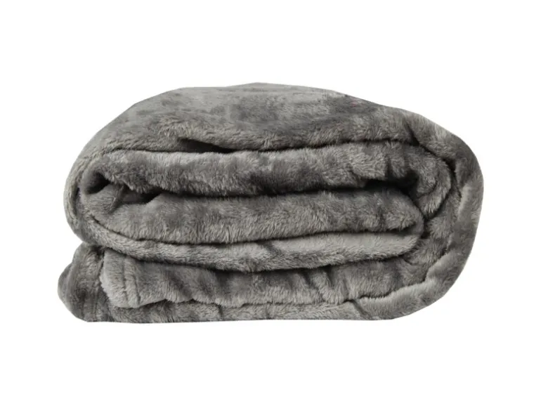 Bestlivings Kuscheldecke Celina 2er Pack Anthrazit 90 x 140 cm