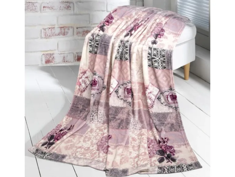 Bestlivings Kuscheldecke 150 x 200 cm Flanell Mandarino