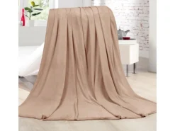 Bestlivings Kuscheldecke Cashmere Touch 150 x 200 cm Camel